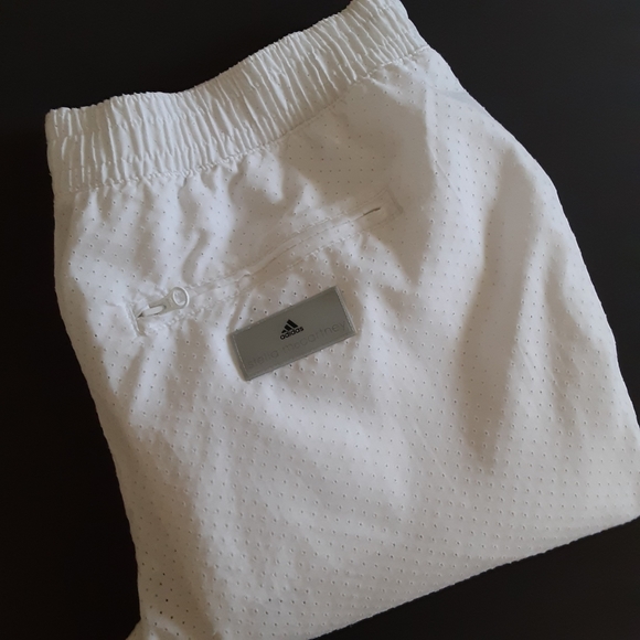 Adidas by Stella McCartney Pants - Adidas Stella McCartney Capri Zipper Leg Joggers